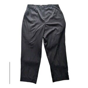 Talbots Petite 14 Black Dress Pants Soft Stretch  Professional High Waist